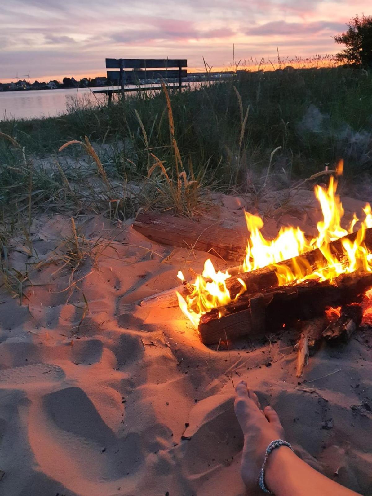 Ferienwohnung Sonnenaufgangsgenuss Harriersand Schwanewede Luaran gambar
